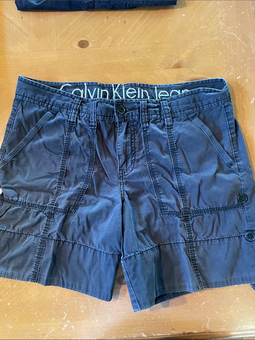 Calvin Klein Jeans Women’s Black Cargo Shorts